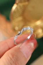 Load image into Gallery viewer, LUOWEND 18K White or Yellow Gold Real Natural Diamond Ring for Women