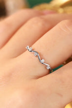 Load image into Gallery viewer, LUOWEND 18K White or Yellow Gold Real Natural Diamond Ring for Women