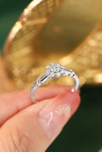 Load image into Gallery viewer, LUOWEND 18K White or Yellow Gold Real Natural Diamond Ring for Women