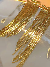 Load image into Gallery viewer, LUOWEND 18K Yellow Gold Drop Earrings for Women