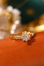 Load image into Gallery viewer, LUOWEND 18K White or Yellow Gold Real Natural Diamond Ring for Women