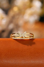 Load image into Gallery viewer, LUOWEND 18K Yellow Gold Real Natural Diamond Ring for Women