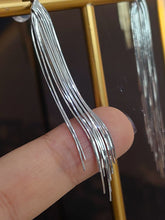 Load image into Gallery viewer, LUOWEND 18K White/Yellow Gold Drop Earrings for Women