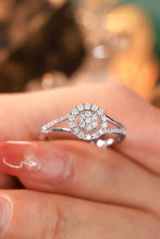 Load image into Gallery viewer, LUOWEND 18K White or Yellow Gold Real Natural Diamond Ring for Women