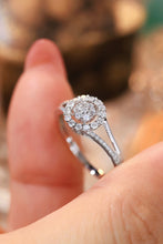 Load image into Gallery viewer, LUOWEND 18K White or Yellow Gold Real Natural Diamond Ring for Women