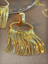 Load image into Gallery viewer, LUOWEND 18K Yellow Gold Drop Earrings for Women