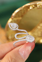 Load image into Gallery viewer, LUOWEND 18K White Gold Real Natural Diamond Ring for Women