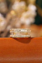 Load image into Gallery viewer, LUOWEND 18K White or Yellow Gold Real Natural Diamond Ring for Women