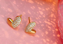 Load image into Gallery viewer, LUOWEND 18K Yellow Gold Natural Diamond Necklace for Women