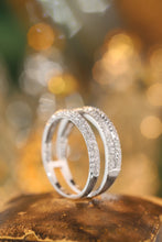 Load image into Gallery viewer, LUOWEND 18K White or Yellow Gold Real Natural Diamond Ring for Women