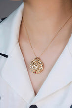 Load image into Gallery viewer, LUOWEND 18K Yellow Gold Necklace for Women