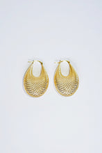 Load image into Gallery viewer, LUOWEND 18K Yellow Gold Drop Earrings for Women
