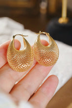 Load image into Gallery viewer, LUOWEND 18K Yellow Gold Drop Earrings for Women