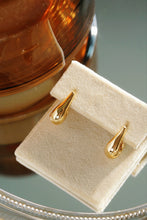 Load image into Gallery viewer, LUOWEND 18K Yellow Gold Earrings for Women