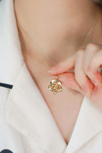 Load image into Gallery viewer, LUOWEND 18K Yellow Gold Necklace for Women