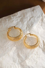 Load image into Gallery viewer, LUOWEND 18K Yellow Gold Earrings for Women