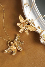 Load image into Gallery viewer, LUOWEND 18K Yellow Gold Necklace for Women