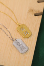 Load image into Gallery viewer, LUOWEND 18K White or Yellow Gold Real Natural Diamond Pendant Necklace for Women