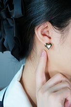 Load image into Gallery viewer, LUOWEND 18K Yellow Gold Earrings for Women