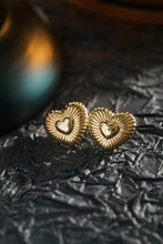 Load image into Gallery viewer, LUOWEND 18K Yellow Gold Earrings for Women