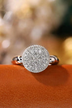 Load image into Gallery viewer, LUOWEND 18K White Gold Real Natural Diamond Ring for Women