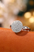 Load image into Gallery viewer, LUOWEND 18K White Gold Real Natural Diamond Ring for Women