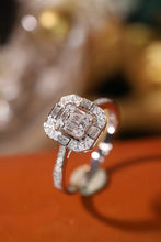 Load image into Gallery viewer, LUOWEND 18K White Gold Real Natural Diamond Ring for Women