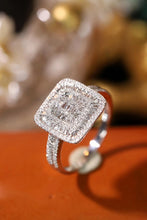 Load image into Gallery viewer, LUOWEND 18K White Gold Real Natural Diamond Ring for Women