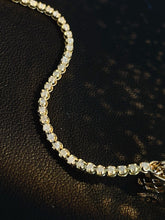 Load image into Gallery viewer, LUOWEND 18K Yellow Gold Natural Diamond Bracelet for Women
