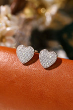 Load image into Gallery viewer, LUOWEND 18K White or Yellow Gold Natural Diamond Stud Earrings for Women