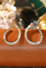 Load image into Gallery viewer, LUOWEND 18K Yellow Gold Natural Diamond Earrings for Women