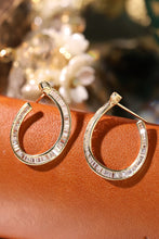 Load image into Gallery viewer, LUOWEND 18K Yellow Gold Natural Diamond Earrings for Women