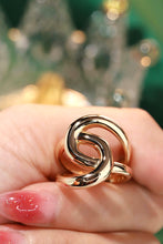 Load image into Gallery viewer, LUOWEND 18K Yellow Gold Ring for Women