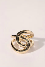 Load image into Gallery viewer, LUOWEND 18K Yellow Gold Ring for Women