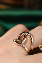 Load image into Gallery viewer, LUOWEND 18K Yellow Gold Ring for Women