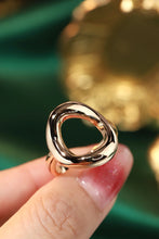 Load image into Gallery viewer, LUOWEND 18K Yellow Gold Ring for Women