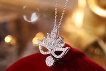 Load image into Gallery viewer, LUOWEND 18K White Gold Real Natural Diamond Pendant Necklace for Women