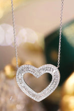 Load image into Gallery viewer, LUOWEND 18K White Gold Real Natural Diamond Pendant Necklace for Women