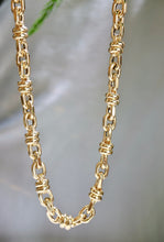 Load image into Gallery viewer, LUOWEND 18K Yellow Gold fashion INS Style Necklace for Women