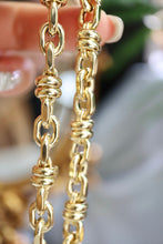 Load image into Gallery viewer, LUOWEND 18K Yellow Gold fashion INS Style Necklace for Women