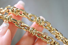 Load image into Gallery viewer, LUOWEND 18K Yellow Gold fashion INS Style Necklace for Women