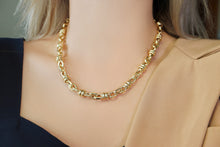Load image into Gallery viewer, LUOWEND 18K Yellow Gold fashion INS Style Necklace for Women