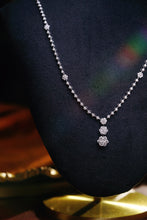 Load image into Gallery viewer, LUOWEND 18K White Gold Real Natural Diamond Ring for Women