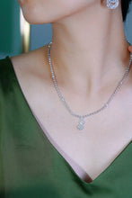 Load image into Gallery viewer, LUOWEND 18K White Gold Real Natural Diamond Ring for Women