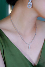 Load image into Gallery viewer, LUOWEND 18K White Gold Real Natural Diamond Ring for Women