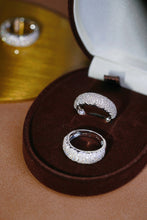 Load image into Gallery viewer, LUOWEND 18K White Gold Rings Real Natural Diamond Ring for Women
