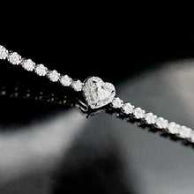 Load image into Gallery viewer, LUOWEND 18K White Gold Real Natural Diamond Bracelet for Women