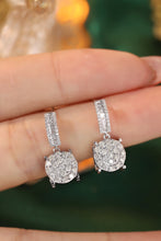 Load image into Gallery viewer, LUOWEND 18K White Gold Real Natural Diamond Stud Earrings for Women