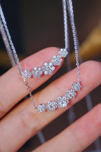 Load image into Gallery viewer, LUOWEND 18K White Gold Real Natural Diamond Pendant Necklace for Women