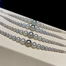 Load image into Gallery viewer, LUOWEND 18K White Gold Real Natural Pearl Bracelet for Women